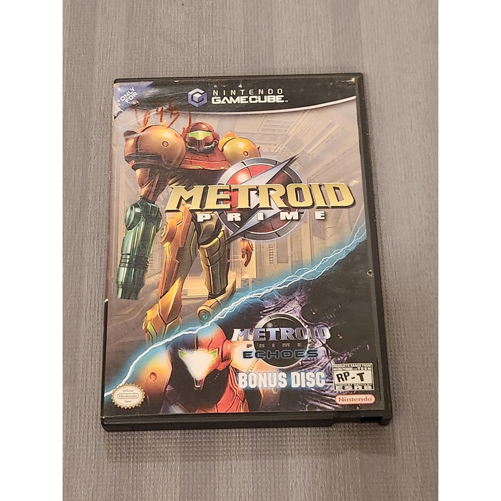 Metroid Prime Nintendo GameCube CIB with Echoes Bonus